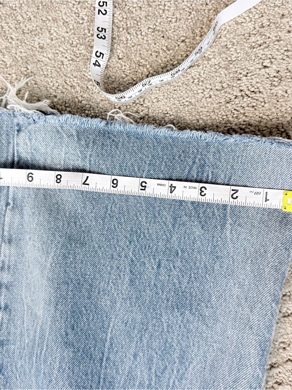 Garage Light Blue Low rise Wide Leg Jeans - Picture 8 of 8